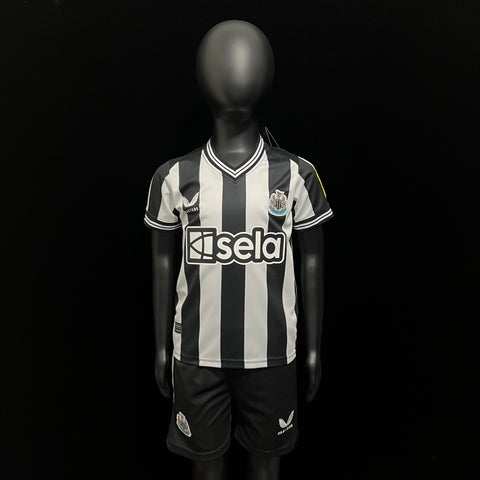 Kids Newcastle Home Soccer Football Jersey 2023-24