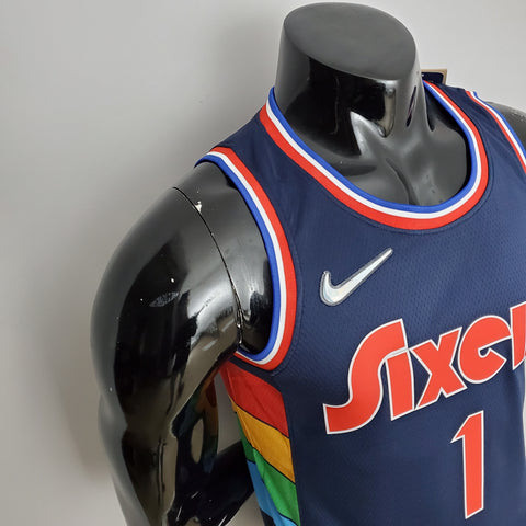 Philadelphia 76ers Harden #1 NBA Jersey City Edition 2022