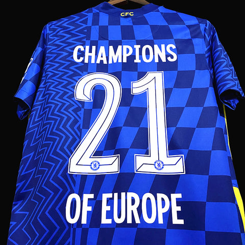 Chelsea Home European Champion Soccer Football Jersey 2023-24