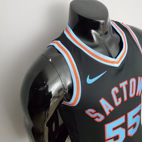 Sacramento Kings Kings Williams#55 Black NBA Jersey City Edition 2021