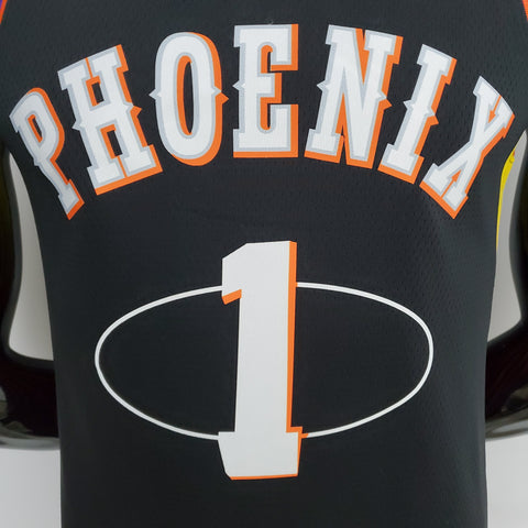 Phoenix Suns Booker #1 Black  NBA Jersey City Edition 2022