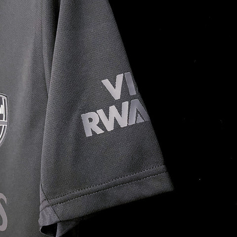 Arsenal Pre-Match Training Black Soccer Football Training Kit 2023-24