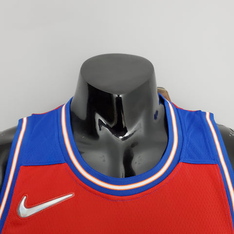 Washington Wizards Kuzma #33 Blue Red NBA Jersey Talent City Edition