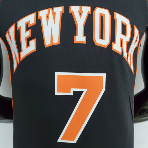 New York Knicks Anthony#7 Black  NBA Jersey Urban Edition 2022