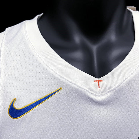 Brooklyn Nets Irving #11 White NBA Jersey City Edition