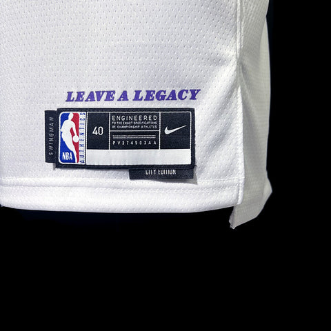 Los Angeles Lakers B James #6 NBA Jersey City Version 2022-23