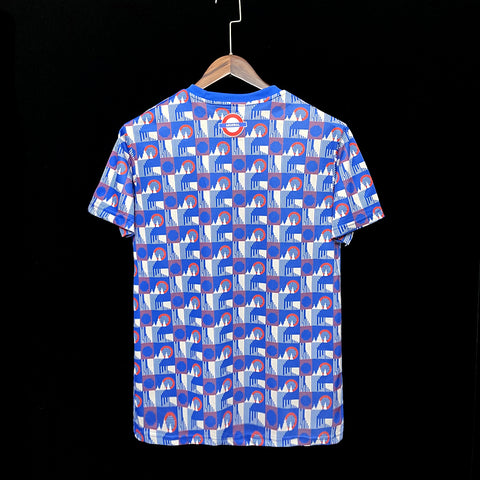 Arsenal Training Blue Soccer Football Training Kit 2023-24