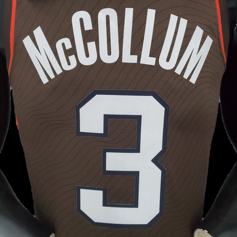 Portland Trail Blazers Mccollum #3 Brown NBA Jersey 2021