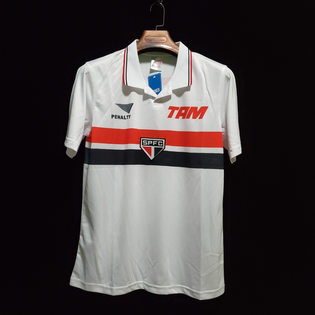 Sao Paulo Retro Home Soccer Football Jersey 1994