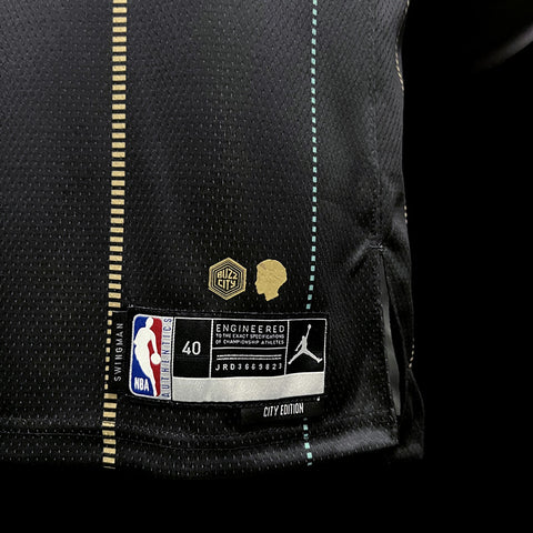 Charlotte Hornets Oubre Jr. #12 Black NBA Jersey City Version