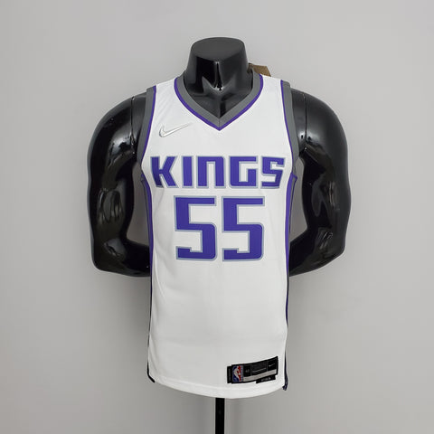 Sacramento Kings Kings Williams #55 White NBA Jersey 75th Anniversary