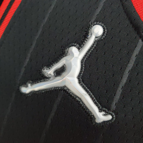 Chicago Bulls DeRozan#11 Flyers Black NBA Jersey 75th Anniversary