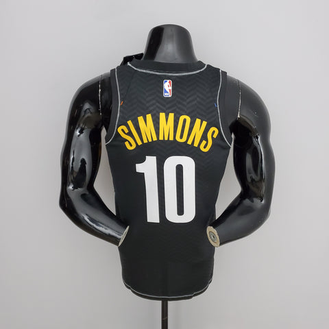Brooklyn Nets Simmons #10 Black  NBA Jersey City Edition