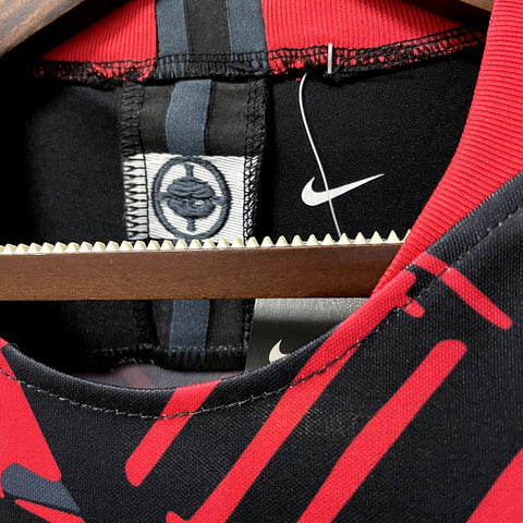 Brazil National Team Retro Soccer Football Red and Black Jersey 2023