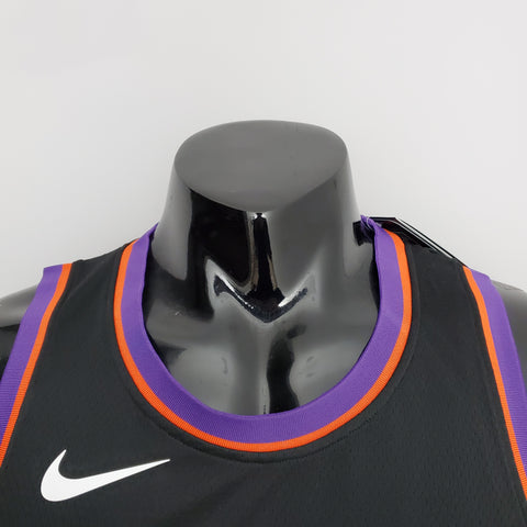 Phoenix Suns Booker #1 Black  NBA Jersey City Edition 2022