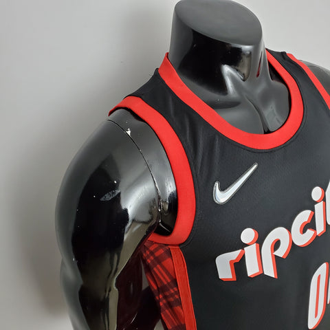 Portland Trail Blazers Anthony #00 Black NBA Jersey Urban Edition 2022