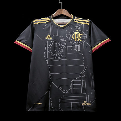 Flamengo Black Soccer Football Jersey 2022-23 | Libertadores Champions Edition
