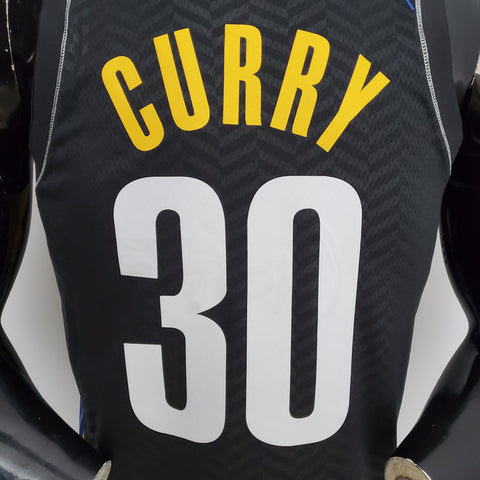 Brooklyn Nets Curry #30 Black NBA Jersey City Edition
