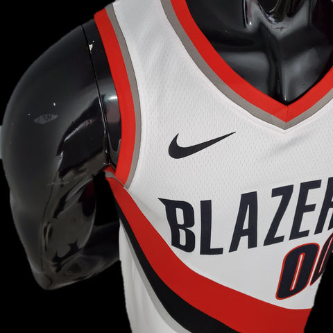 Portland Trail Blazers Anthony #00 White NBA Jersey 2021