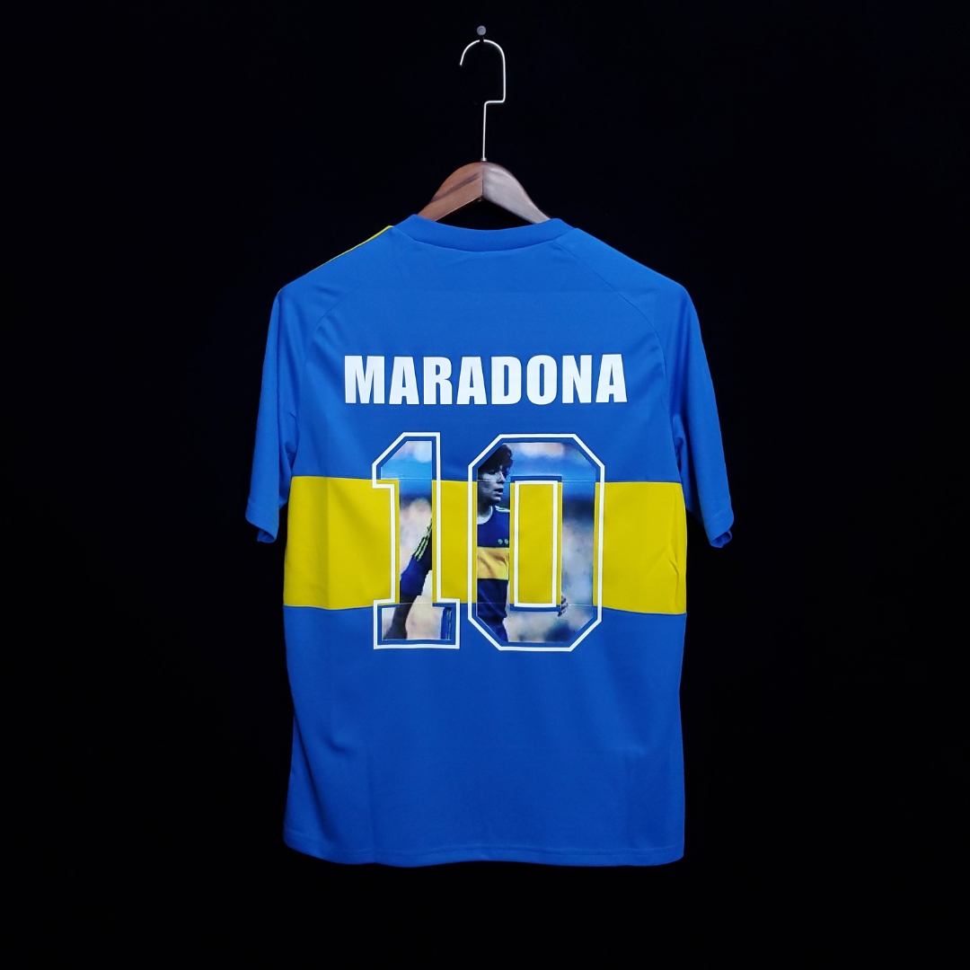 Boca Juniors Retro Home Soccer Football Jersey 1981 | Maradona Edition