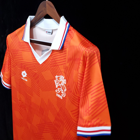 Netherlands Retro Home Soccer Football Jersey 1991