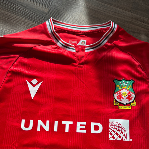 Wrexham AFC Home Soccer Football Jersey 2023-24 [Replica Kit]