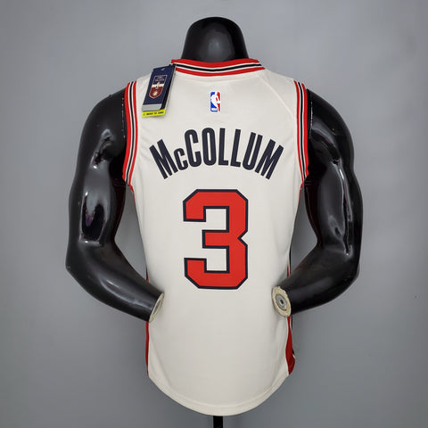 Maglia Portland McCOLLUM#3 Beige  NBA Jersey Portland Trail Blazers