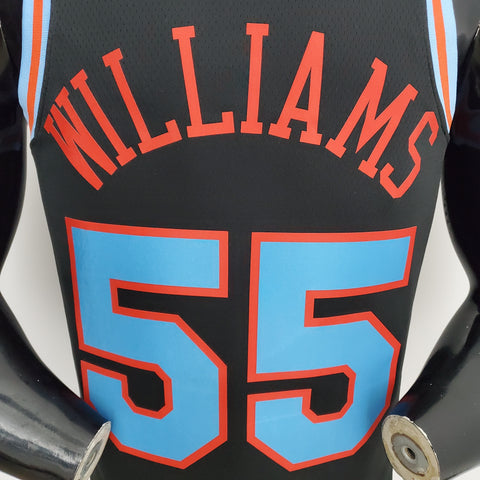 Sacramento Kings Kings Williams #55 Black NBA Jersey City Edition 2021