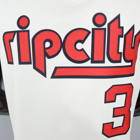 Maglia Portland McCOLLUM#3 Beige  NBA Jersey Portland Trail Blazers