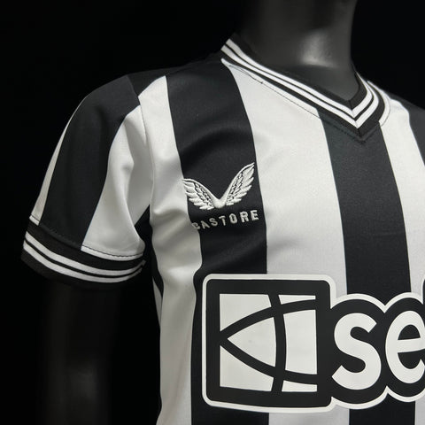 Kids Newcastle Home Soccer Football Jersey 2023-24