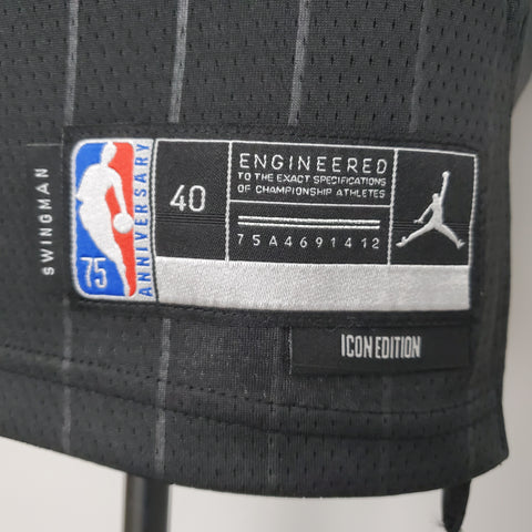 Chicago Bulls LaVine#8 Flyers Black NBA Jersey 75th Anniversary