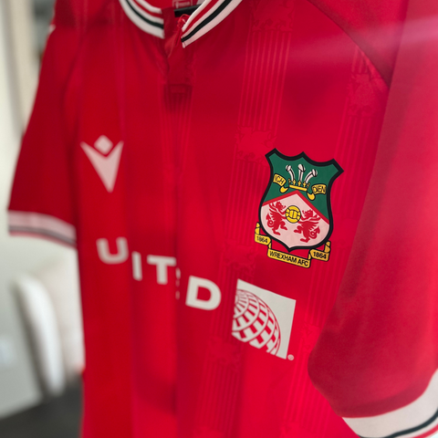 Wrexham AFC Home Soccer Football Jersey 2023-24 [Replica Kit]