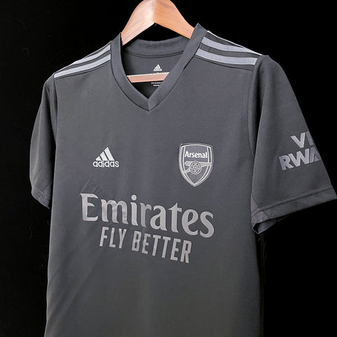 Arsenal Pre-Match Training Black Soccer Football Training Kit 2023-24