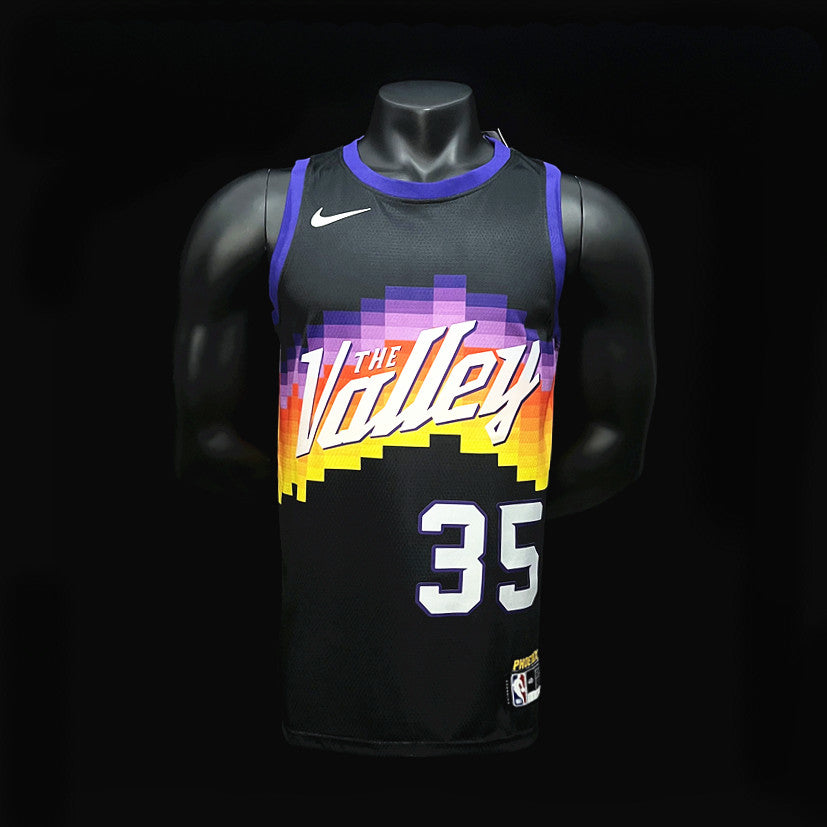 Phoenix Suns Durant #35 Black NBA Jersey City Edition 2022-23