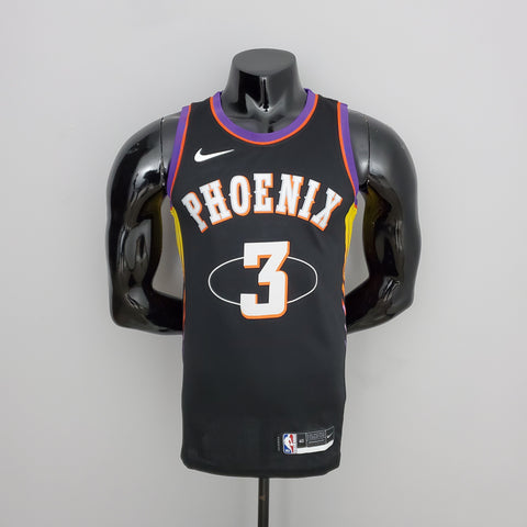 Phoenix Suns Paul #3 Black NBA Jersey City Edition