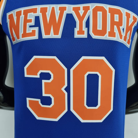 New York Knicks Randle #30 Blue NBA Jersey 75th Anniversary