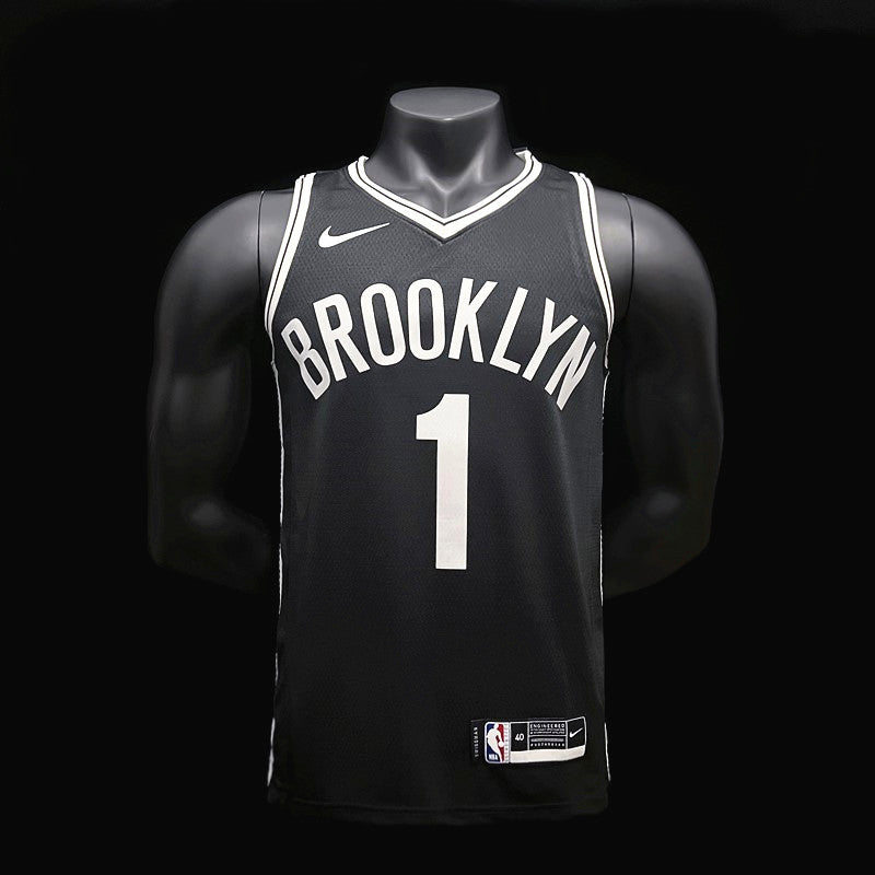 Brooklyn Nets Bridges #1 Nike Black NBA Jersey Icon Edition
