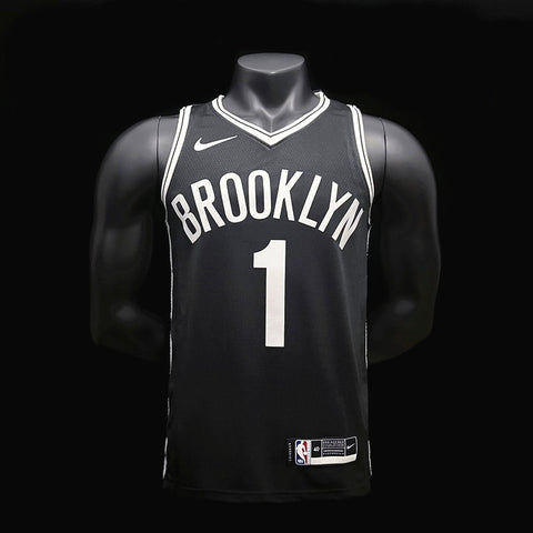 Brooklyn Nets Bridges #1 Nike Black NBA Jersey Icon Edition