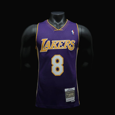 Los Angeles Lakers Bryant #8 Purple Retro NBA Jersey