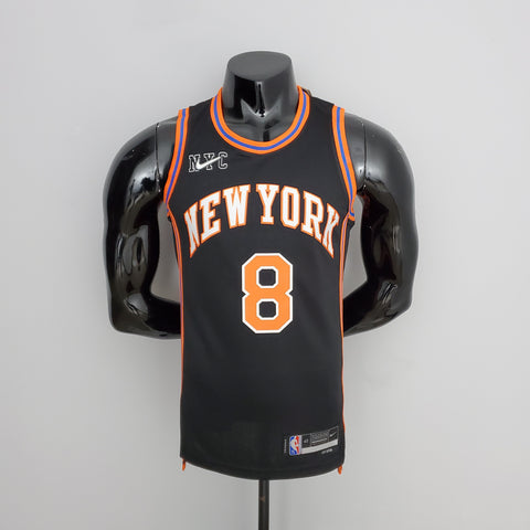 New York Knicks Walker #8 Black NBA Jersey Urban Edition
