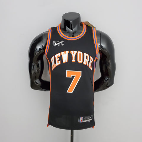 New York Knicks Anthony#7 Black  NBA Jersey Urban Edition 2022