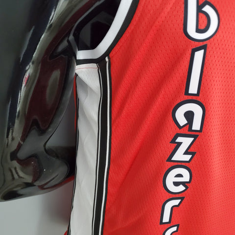 Maglia Portland ANTHONY#00 Trail Blazers Retro Red NBA Jersey