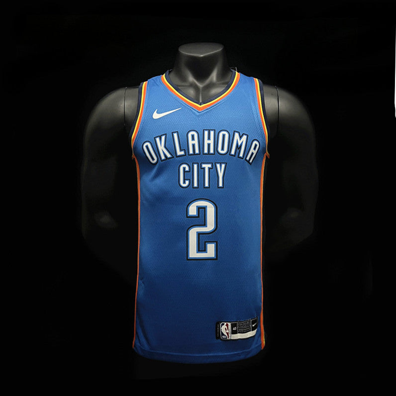 Oklahoma City Thunder Gilgeous-Alexander #2 Blue NBA Jersey
