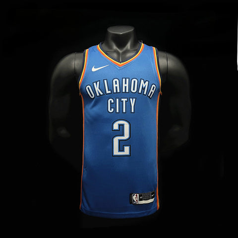 Oklahoma City Thunder Gilgeous-Alexander #2 Blue NBA Jersey
