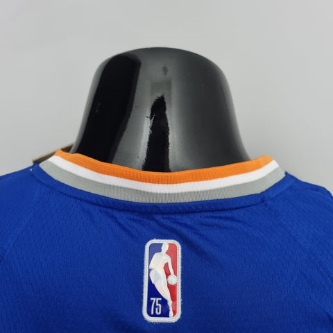 New York Knicks Lin #17 Blue  NBA Jersey 75th Anniversary