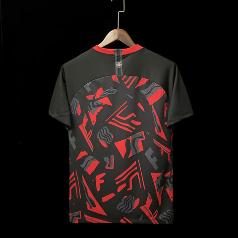 Brazil National Team Retro Soccer Football Red and Black Jersey 2023