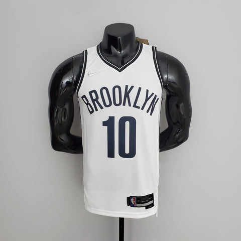 Brooklyn Nets Simmons #10 White  NBA Jersey 75th Anniversary