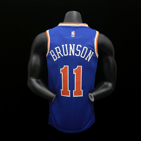 New York Knicks Brunson #11 Blue NBA Jersey