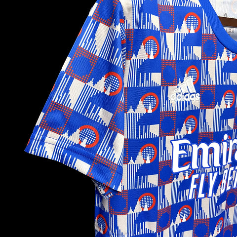 Arsenal Training Blue Soccer Football Training Kit 2023-24