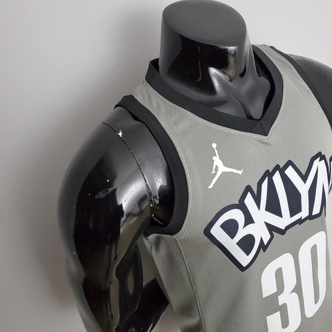 Brooklyn Nets Curry #30 Flyer Grey NBA Jersey